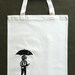 Dry Diver - Limited Edition handmade and screen printed canvass tote