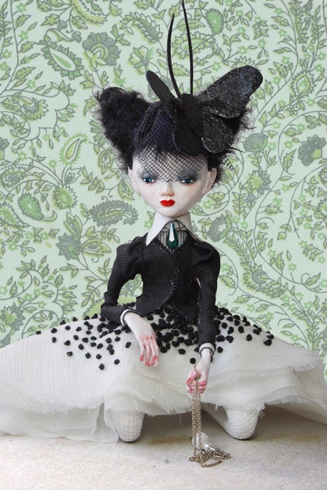 Art doll ESTHERA / OOAK unique gift