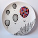 Plaid Balloon Wall Hanging Plate