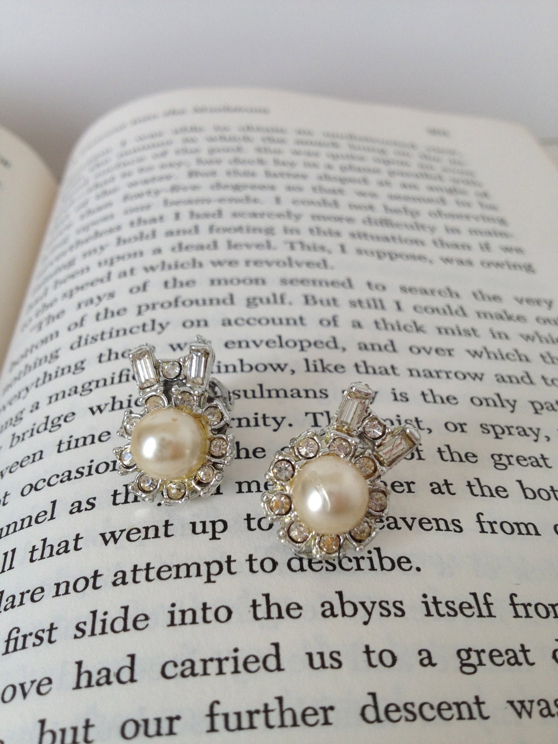 SALE - Beloved Pearl Bridal rhinestone silver shoe clips - wedding shoes