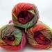 CLEARANCE, Noro Kureyon 272 Reds, Purple, Lime, Yellow