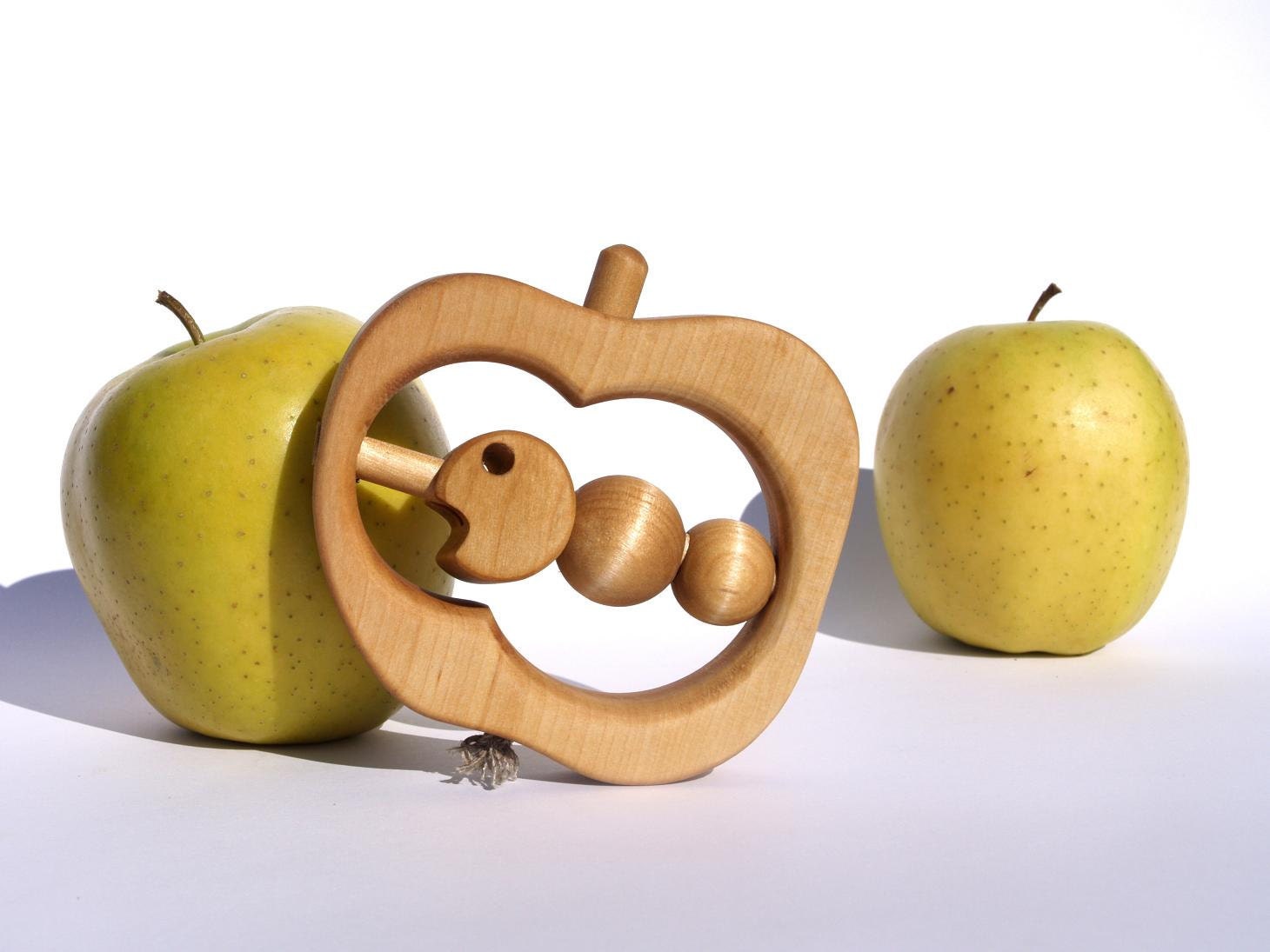 Baby Toy natural teething toy an Apple