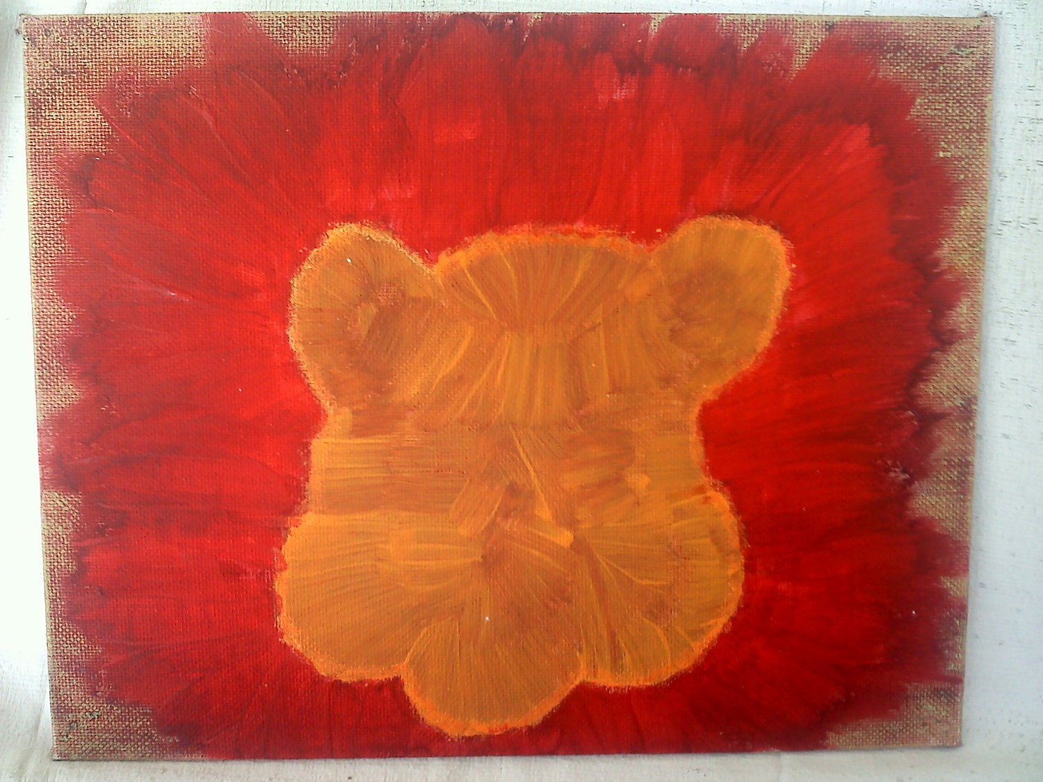 Lions Face Acrylic paintings on 8"x10" Panel canvas