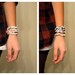Wrap Around Braided Recycled Fabric Bracelets (1 for 4.00) Featured on Good Morning Americas Website For Earth Day
