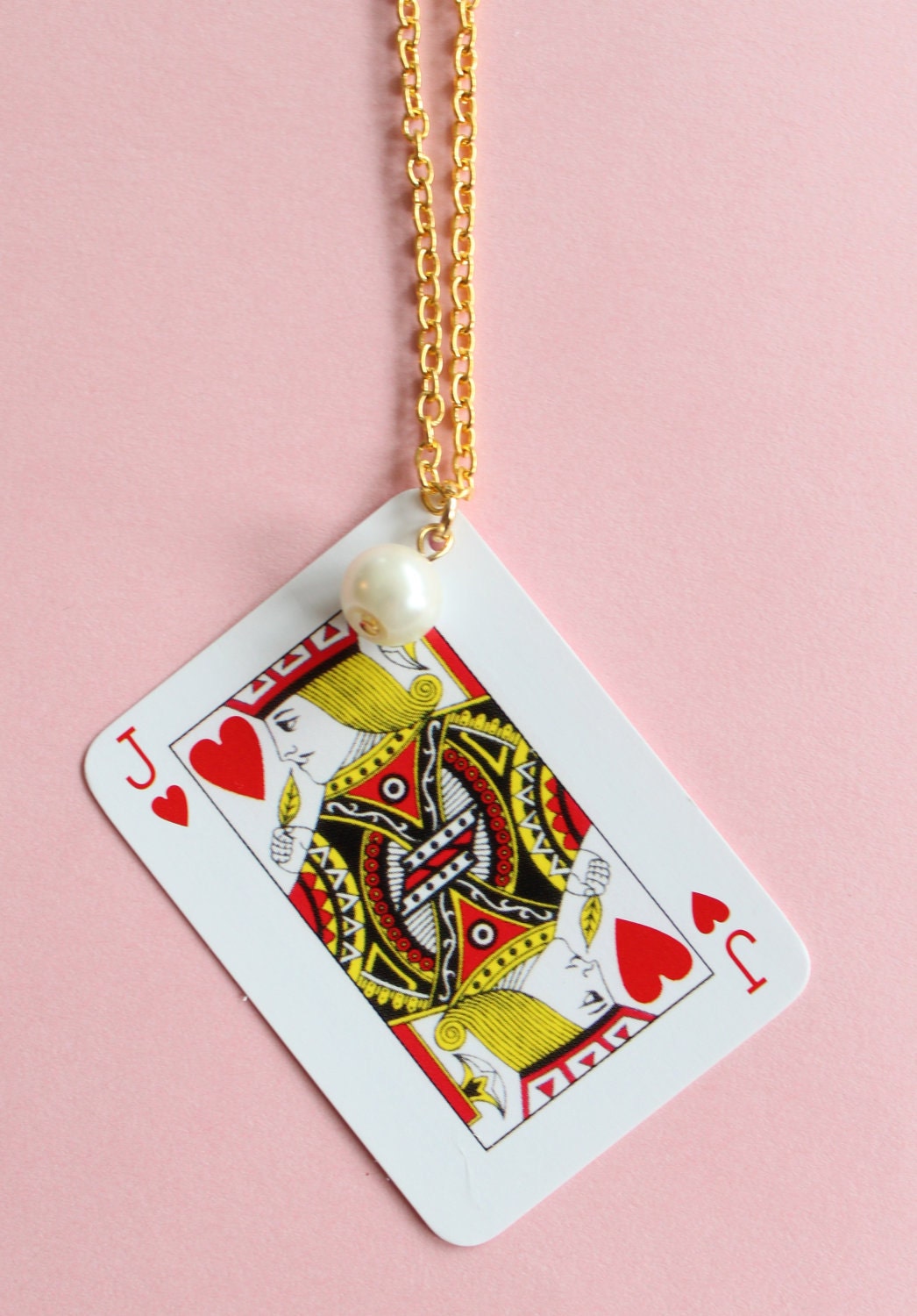 SALE - 20% OFF Jack of Hearts Necklace