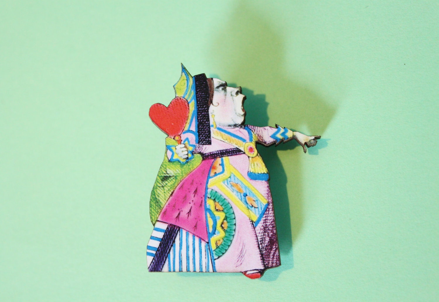 Queen of Hearts Brooch