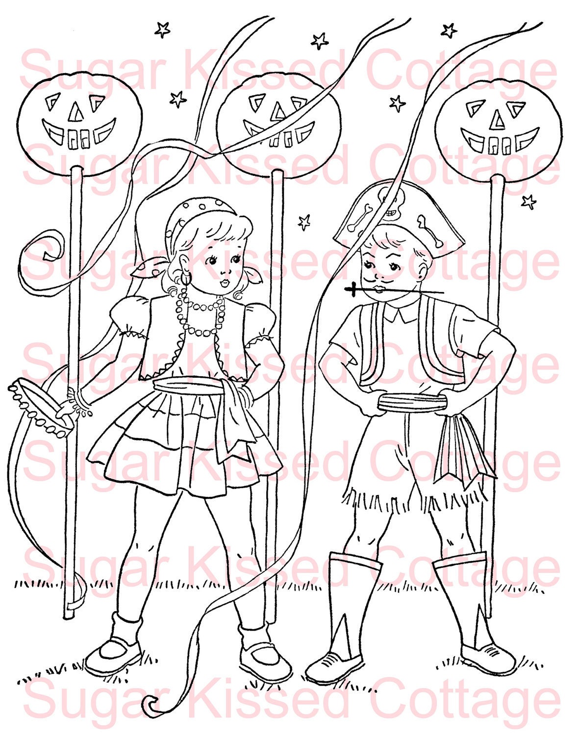 Digital Stamp -Halloween Celebration