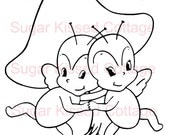 Digital Stamp - Lady Bugs