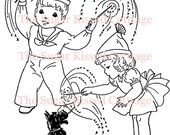 Digital Stamp -  July 4th Celebration