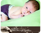 0011 - PDF PATTERN for Crochet Single Button Strap Baby Diaper Cover - Size 0-3 Months