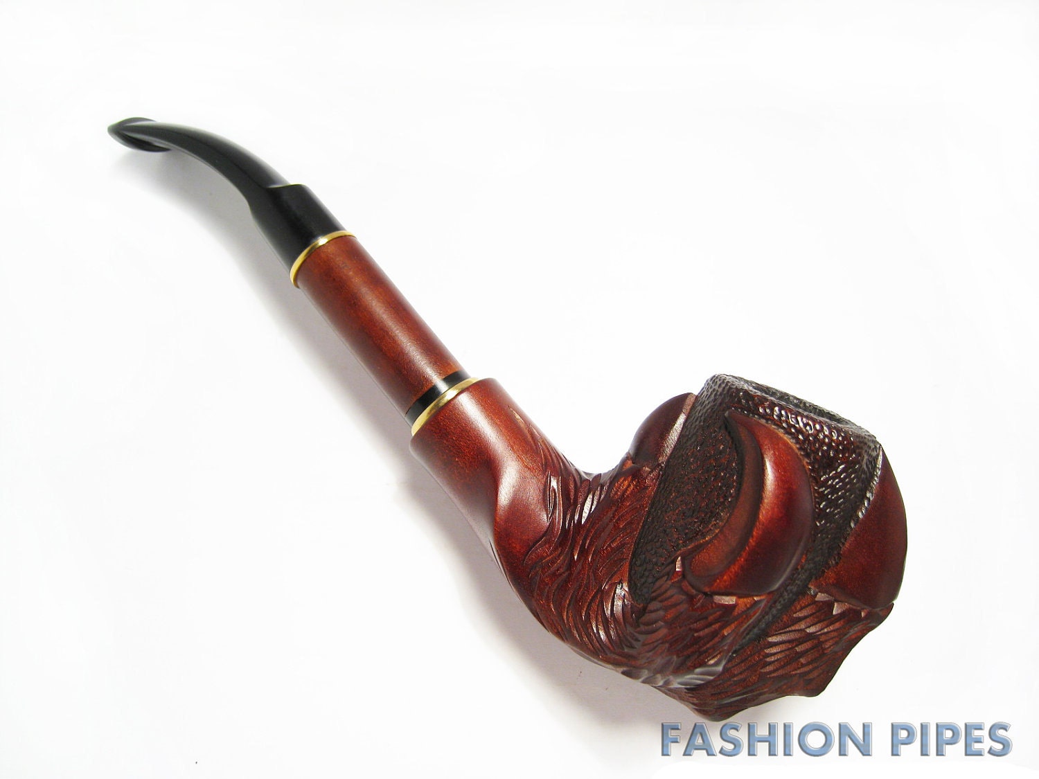 Wow, UNIQUE Long Wooden pipe-Tobacco Pipe-Smoking Pipe/pipes. Handcrafted " EAGLE CLAW" Rare Wood Pipe. Great Gift for Pipe Smokers
