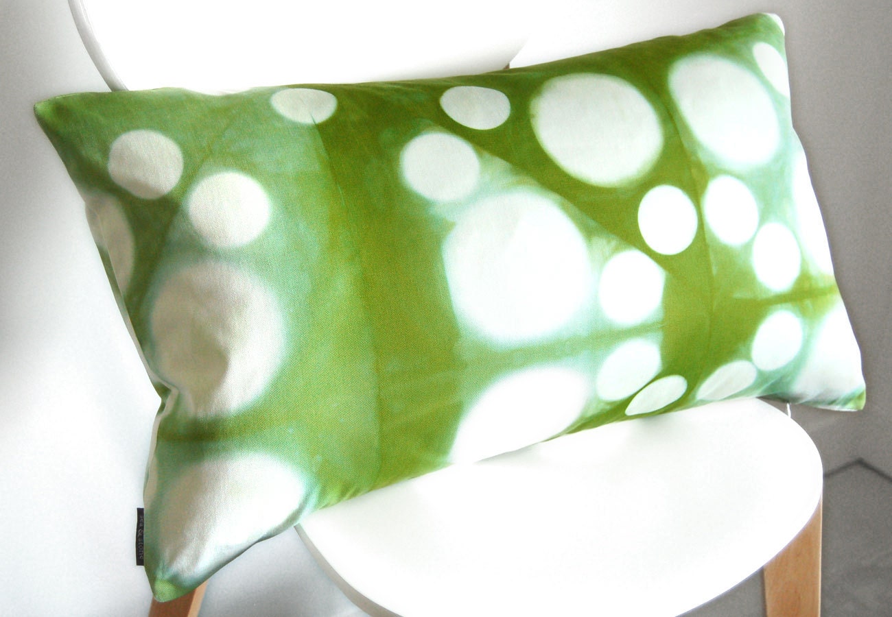 Tie Dye Shibori Pillow Cover 16x26 inches - Peapod