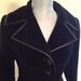 Gothic Victorian LOng Black Button Front Jacket  Coat Velvet Cotton steampunk winter Fashion vampire