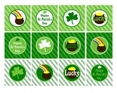 St. Patrick's Day Party Circles - 2 inches - by WIth Envy Parties Il_170x135