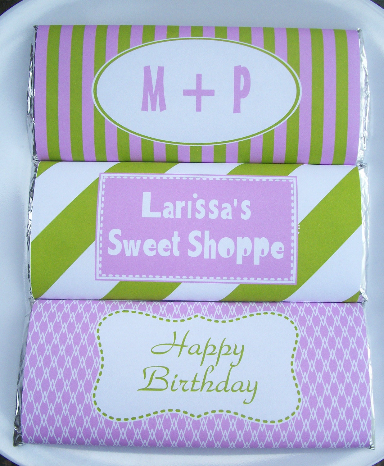 Chocolate Bar Wraps - Wrappers - Labels Printable, Fully Personalized and Customized Il_570xn