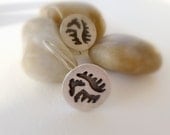 Oxidized  Handmade Silver Earring, Wild Forest inspired by Nature