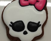 Monster Skull Cookies