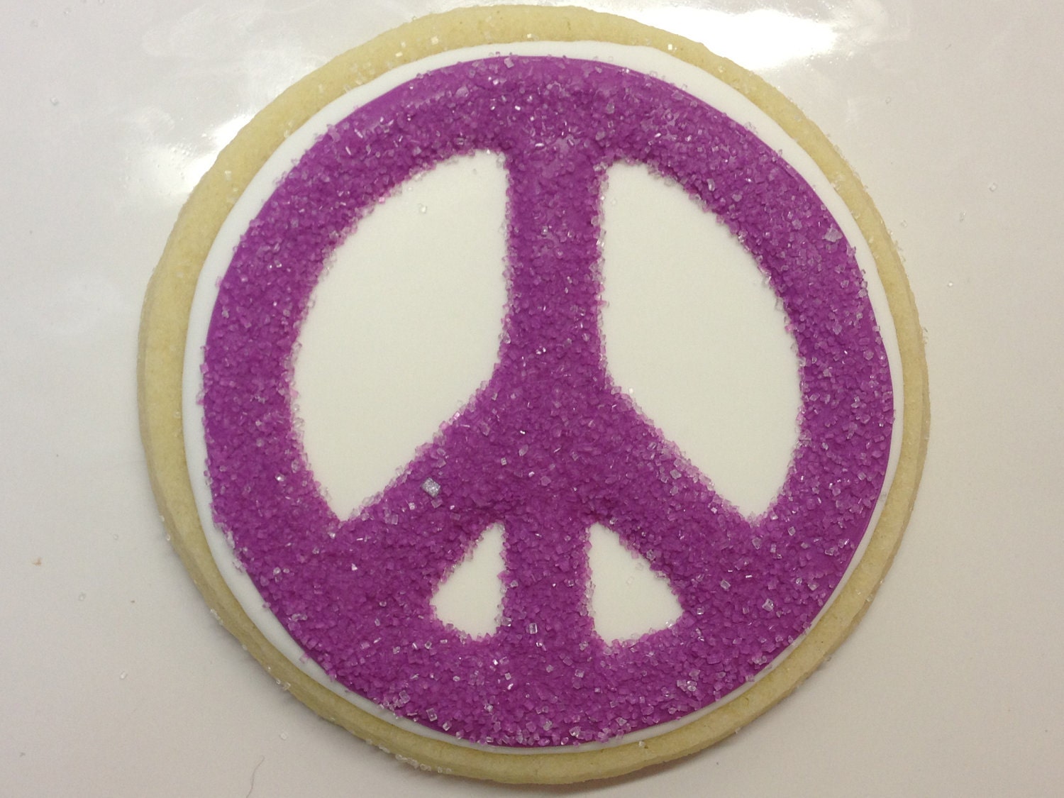 Peace Sign Sugar Cookies Il_570xn