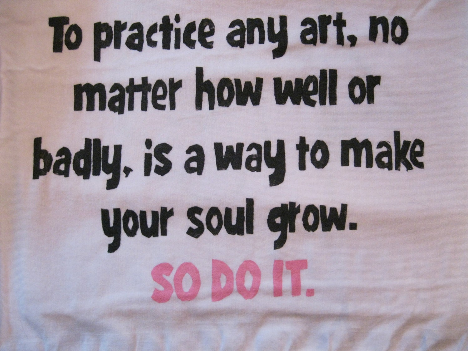 Hand Painted Scarf - Kurt Vonnegut