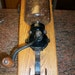 Wall Mount Coffee Grinder Vintage Cast Iron and Glass