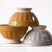3 very little vintage BOWLS Digoin Sareguemines bols cafe au lait for CHILDREN - Shabby chic