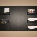 ON SALE Mail Organizer chalkboard OOAK Medium wall mounted pockets and hooks- Ready to Ship