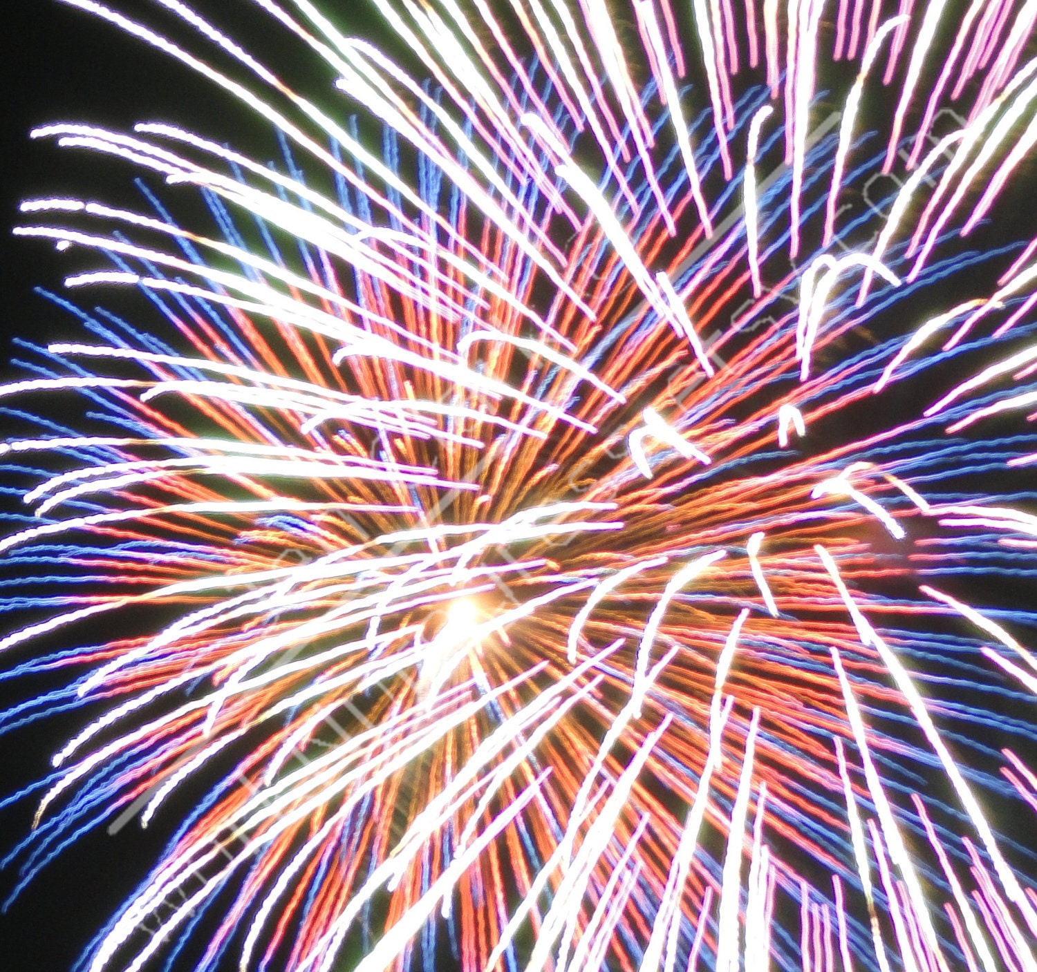 The Day I Met You... Fireworks  4x6 photo print photography by Jen Clark