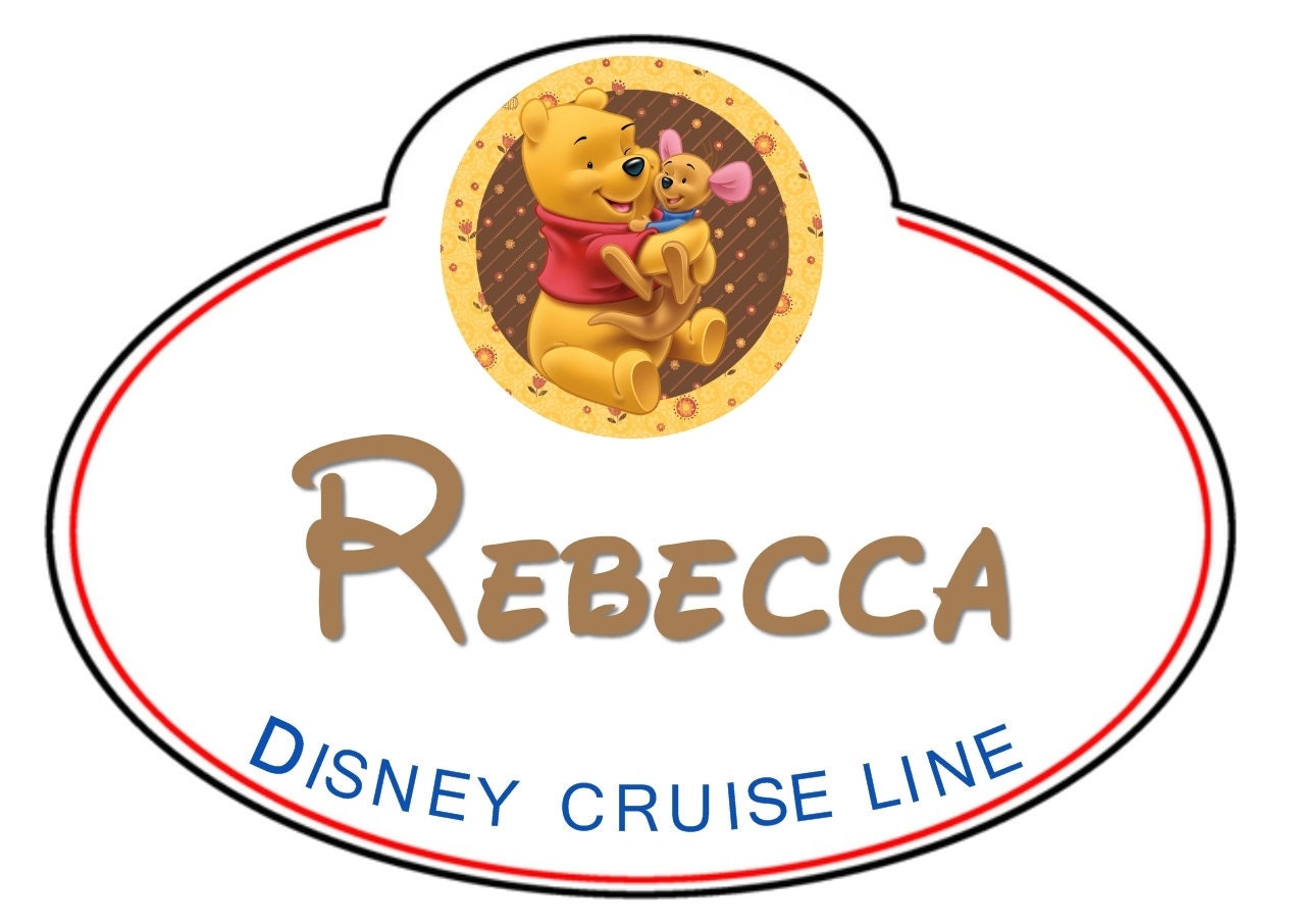 Disney Cruise personalized cabin door magnets - Set of 4