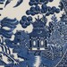 SALE blue plate - willow johnson bros england - SALE was 15.00