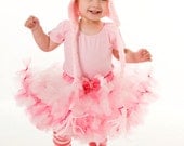 Petti Tutu Skirt - Halloween or Birthday Costume - Pink - Squiggly Piggly - 12 Month to 2 Toddler Girl Il_170x135