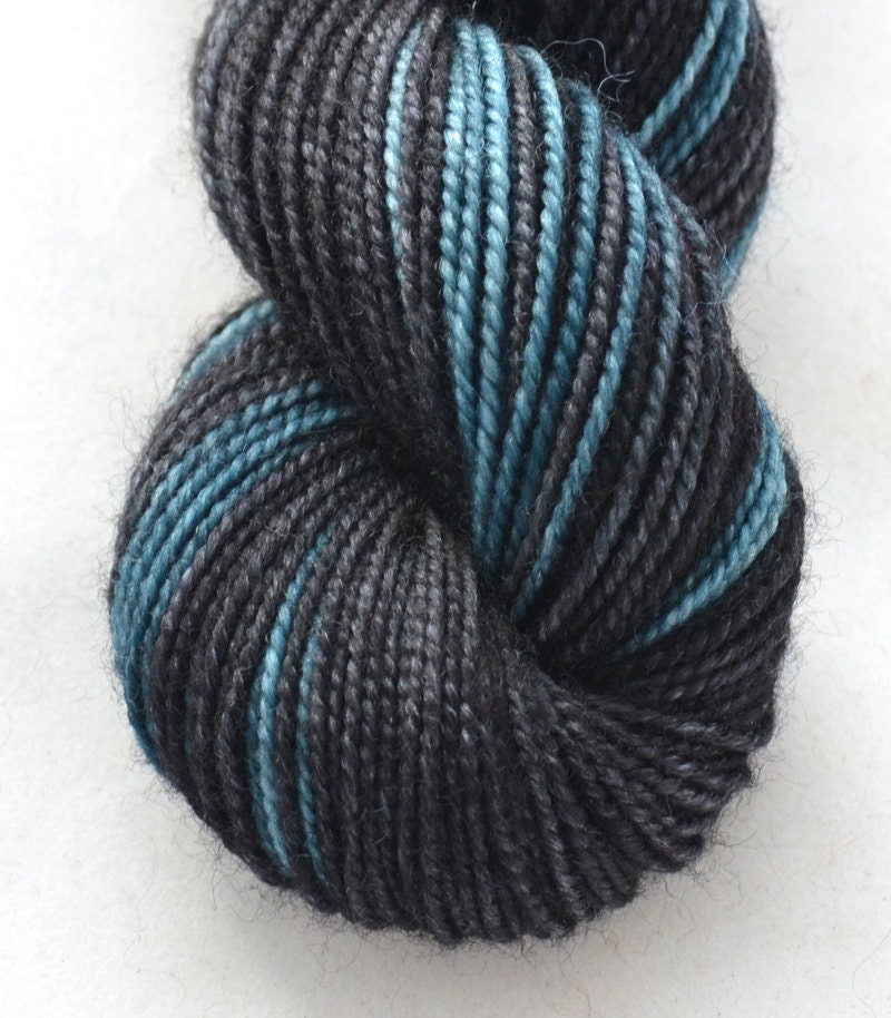 Fingering Weight, "Clifftop" Merino Wool Superwash Yarn, 4 oz, machine washable yarn