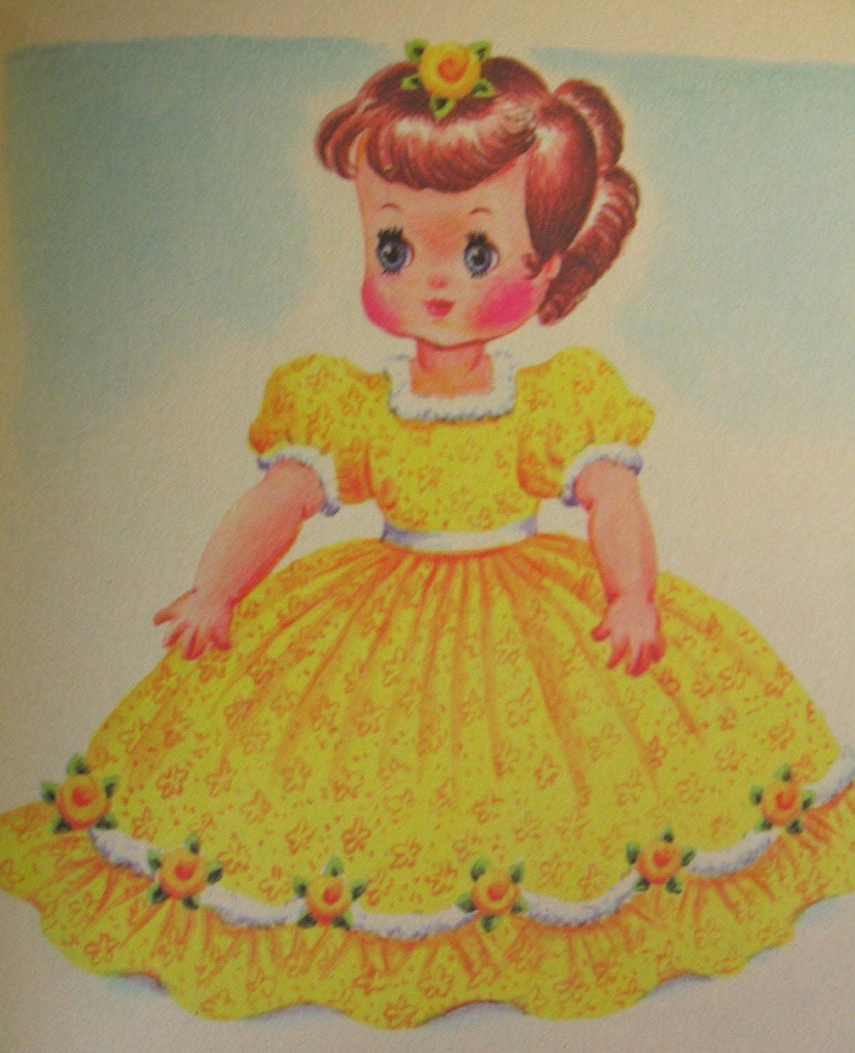 THE DOLL HOUSE, Vintage Junior Elf Book, by Helen Adler, 1961