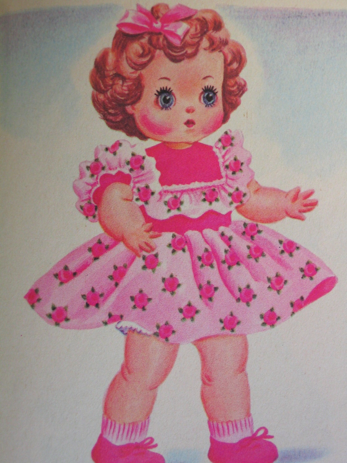 THE DOLL HOUSE, Vintage Junior Elf Book, by Helen Adler, 1961