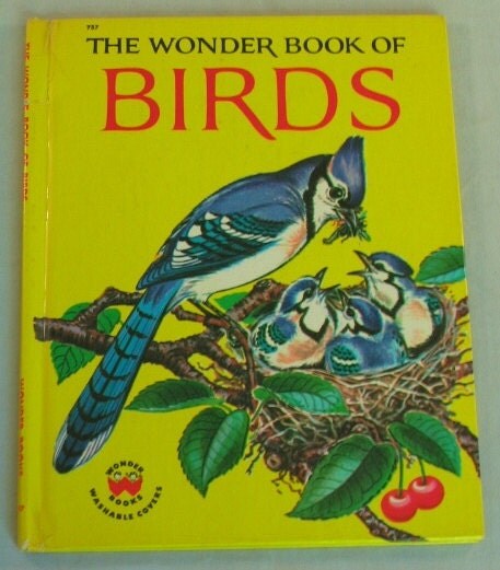 Vintage WONDER BOOK of BIRDS, by Cynthia and Alvin Koehler, 1961