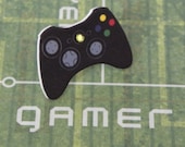 GAMER Black Xbox 360 Elite Video Games Controller Tie Pin XBOX360