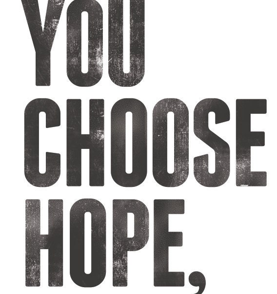 Choose Hope Anything Is Possible (Black) -- FREE Worldwide Shipping