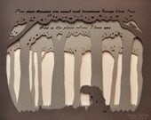Rue's Lullaby -- Original Hunger Games Paper Cut