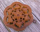 Kitchen Witch's MaGiCK WOOD Trivet for ALTAR VINTAGE From a Crone's Estate