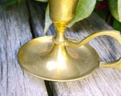 VINTAGE BRASS CANDLE HOLdEr From a Crone's Estate