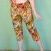 Cigarette Pants for Rockabilly Pinup Girls - Vintage Tropical Capris