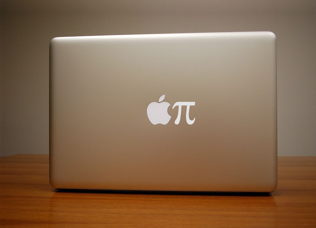 Apple Pi Macbook Decal