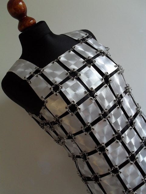 The BARBARELLA Dress /// Iconic Disks Space Futuristic Avant Garde Art 60s