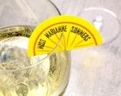LEMON WEDGE Wedding Name Cards  // Escort Cards // Tags