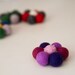Purple Flower Brooch - Violet brooch in violet/purple shades