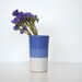 R E S E R V E D for Graziela - Ombre vase ceramics pottery hand signed