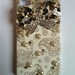 Bling Rhinestone Phone Case Jewel Bow iPhone 4/ 4S Retro Floral Paisley