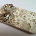 Bling Rhinestone Phone Case Jewel Bow iPhone 4/ 4S Retro Floral Paisley