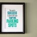 8x10 Road to Success Motivational Quote Print-Custom Colors