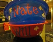 Personalized Personal Popcorn Bowl (RED)