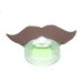 Brown Mustache pacifier 0 to 6 months